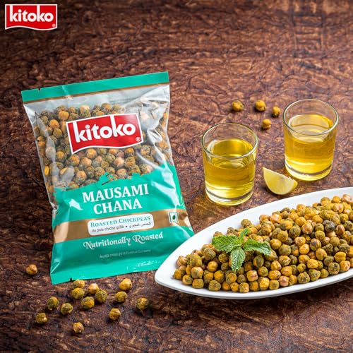 Image of Kitoko Roasted Mausmi Chana with Skin 500gm, Masala Bhuna Chana