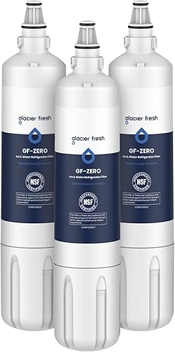 MWF repuesto de filtro de agua para refrigerador GE, GLACIER FRESH NSF 42 cartuchos certificados compatibles con GE MWF SmartWater, MWFA, MWFP, GWF,