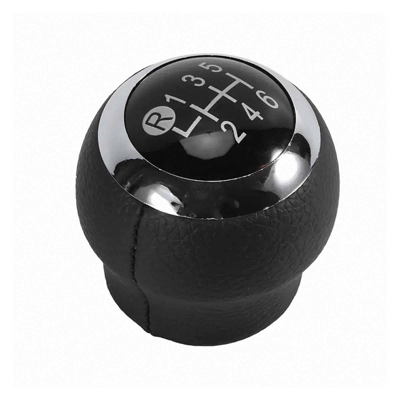 Htvtkrfgrl Black Knob Only Gear Shifter Knob Automatic Pu Leather/Abs For Toyota For Corolla Verso Auris For Yaris For Rav4 2007-2013 6-Speed Stylish Shift 1 * Gear Shift