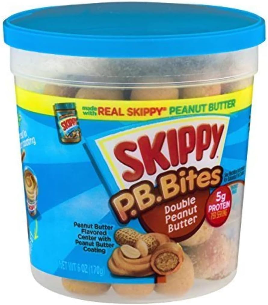 Skippy P.B. Bites Double Peanut Butter 6 Oz Snack ( 2 pack )