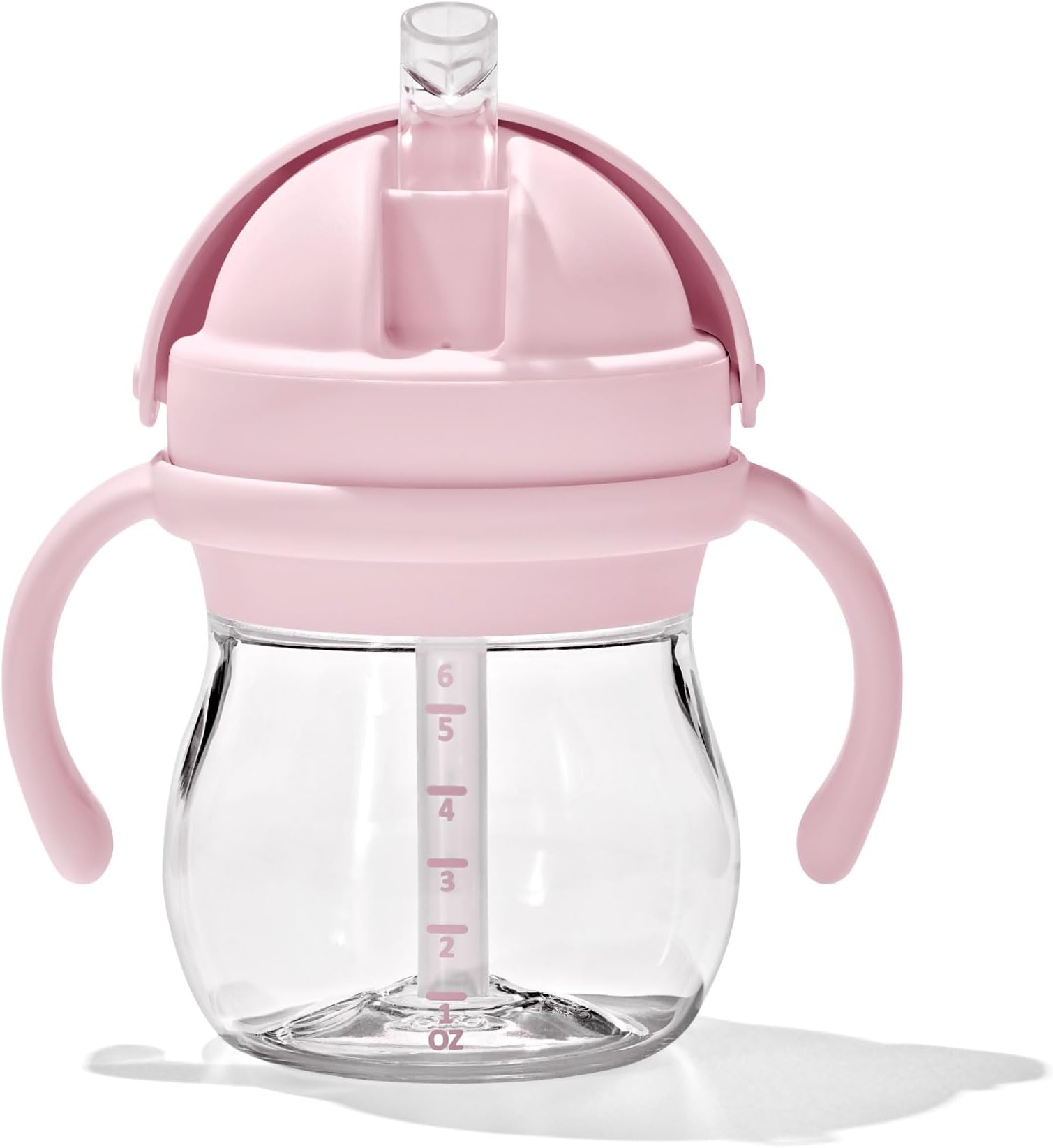 OXO Tot Transitions Straw Cup with Removable Handles - 6 oz. - Blossom