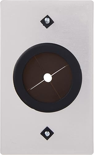 Miniatura 4 de C2G Legrand - Placa de pared para cable con ojales de goma, funciona como placa de pared de paso a través, aluminio cepillado, plata, 1 unidad, C2G