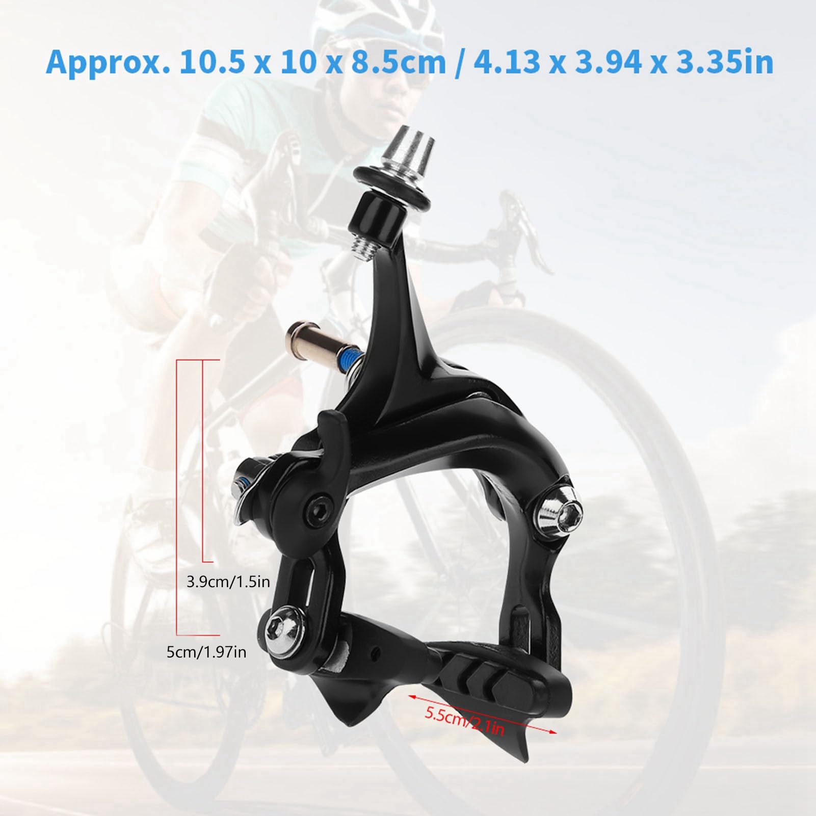 Étriers De Frein Carbone Double Pivot Pour Vélo Route - Avant & Arrière, Traction Latérale, Neufs - 1 An Garantie