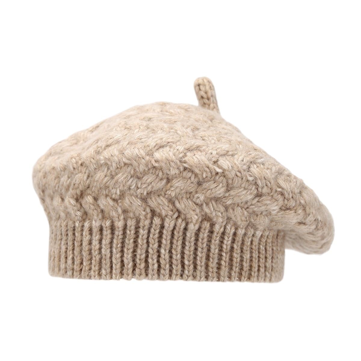 Bonnet citrouille kaki tricoté pour protéger vos cheveux du vent d'hiver avec élégance