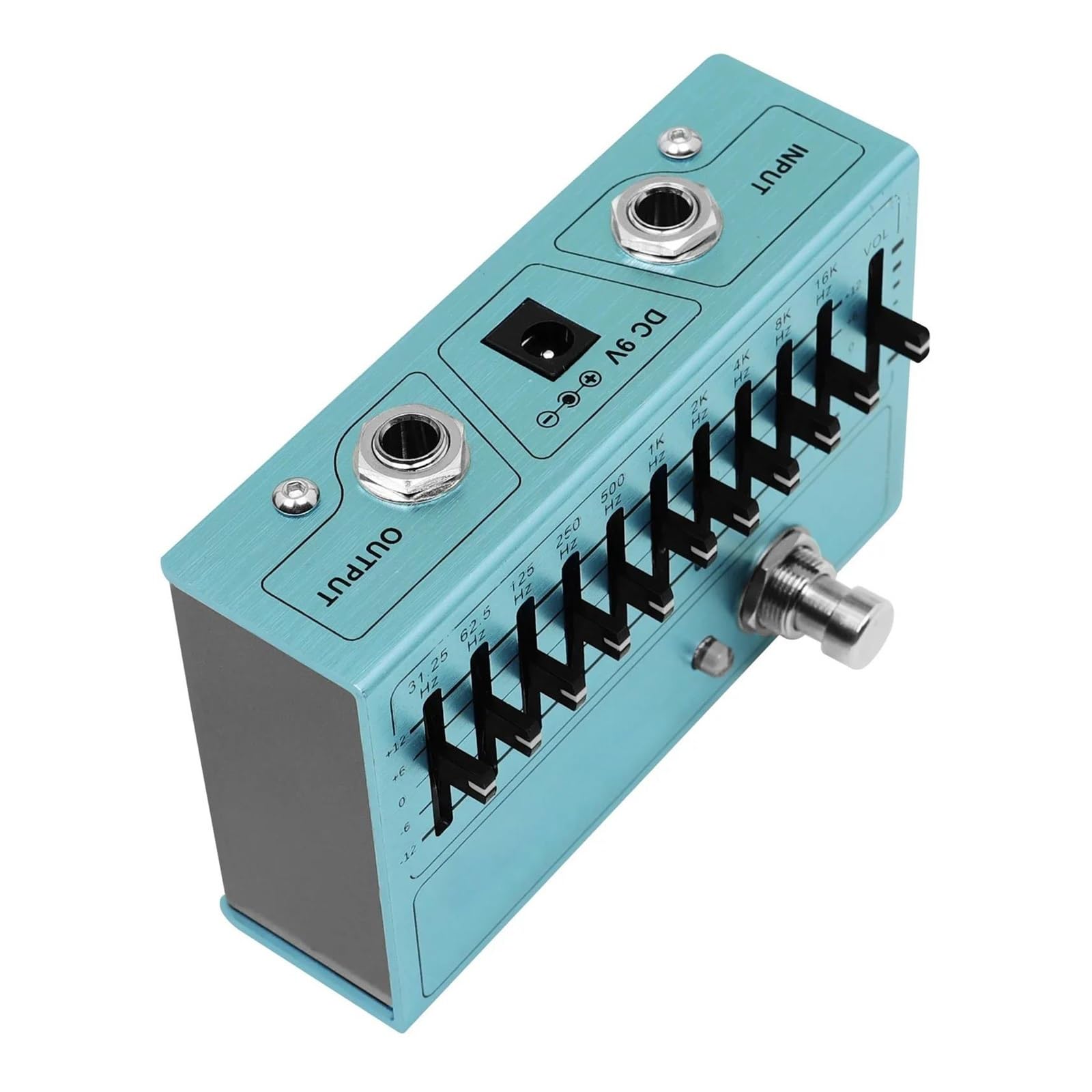 Efekty Do Gitary Elektrycznej Kontroler Efektów Do Gitary Elektrycznej 10 Pasmowy Pedał Korektora Akcesorium 31.25 Hz Do 16 KHz