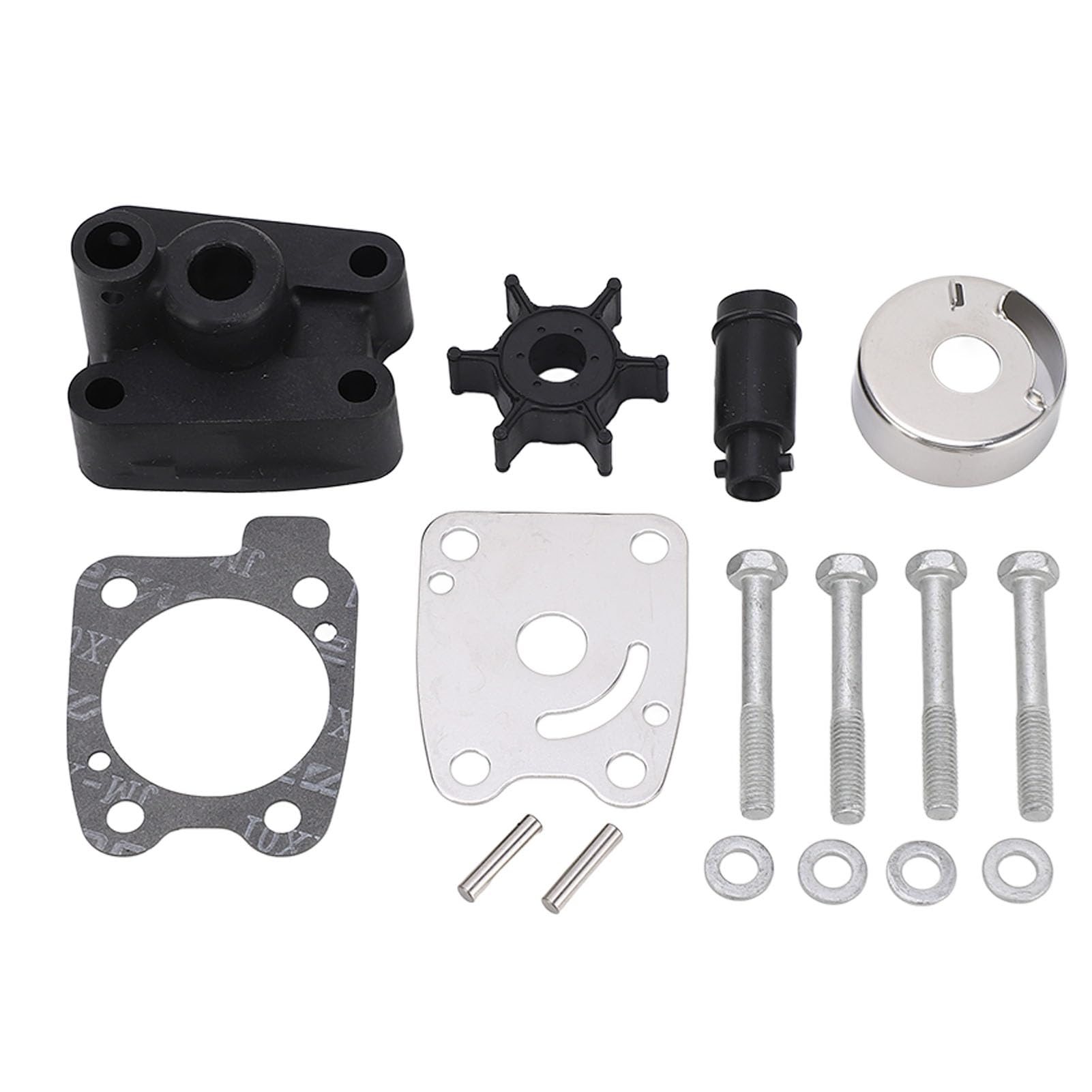 Kit di Riparazione Girante Pompa Acqua per Motore Fuoribordo 4 5 6, OE 6BX WG078 00, Resistente All'ambiente Marino, Prestazioni Superiori, Facile Manutenzione, Sostituzione e