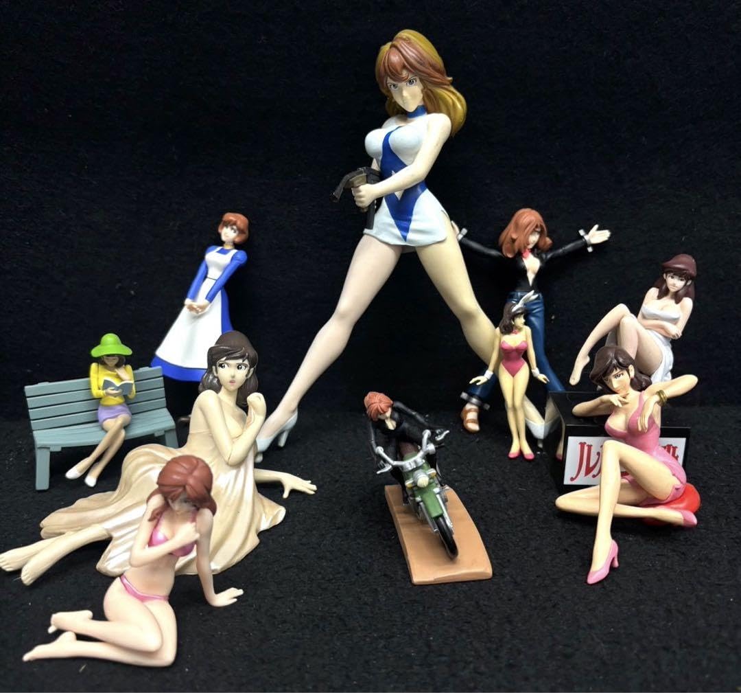 Amazon | ルパン三世 峰不二子 フィギュア アニメ 10体セット  