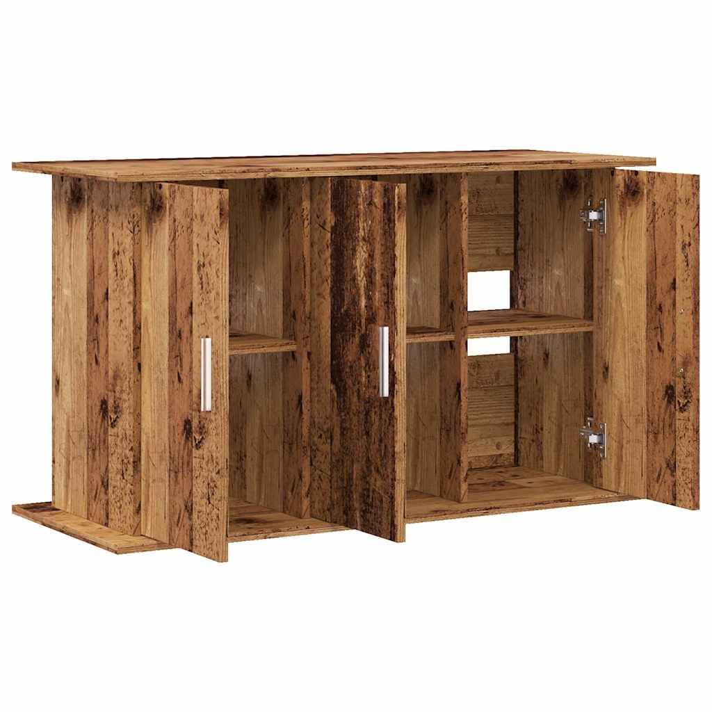 vidaXL Aquariumständer Altholz-Optik 101x41x58 cm Holzwerkstoff, Aquarienschrank, Aquarienunterschrank, Aquarienständer, Aquariumunterschrank