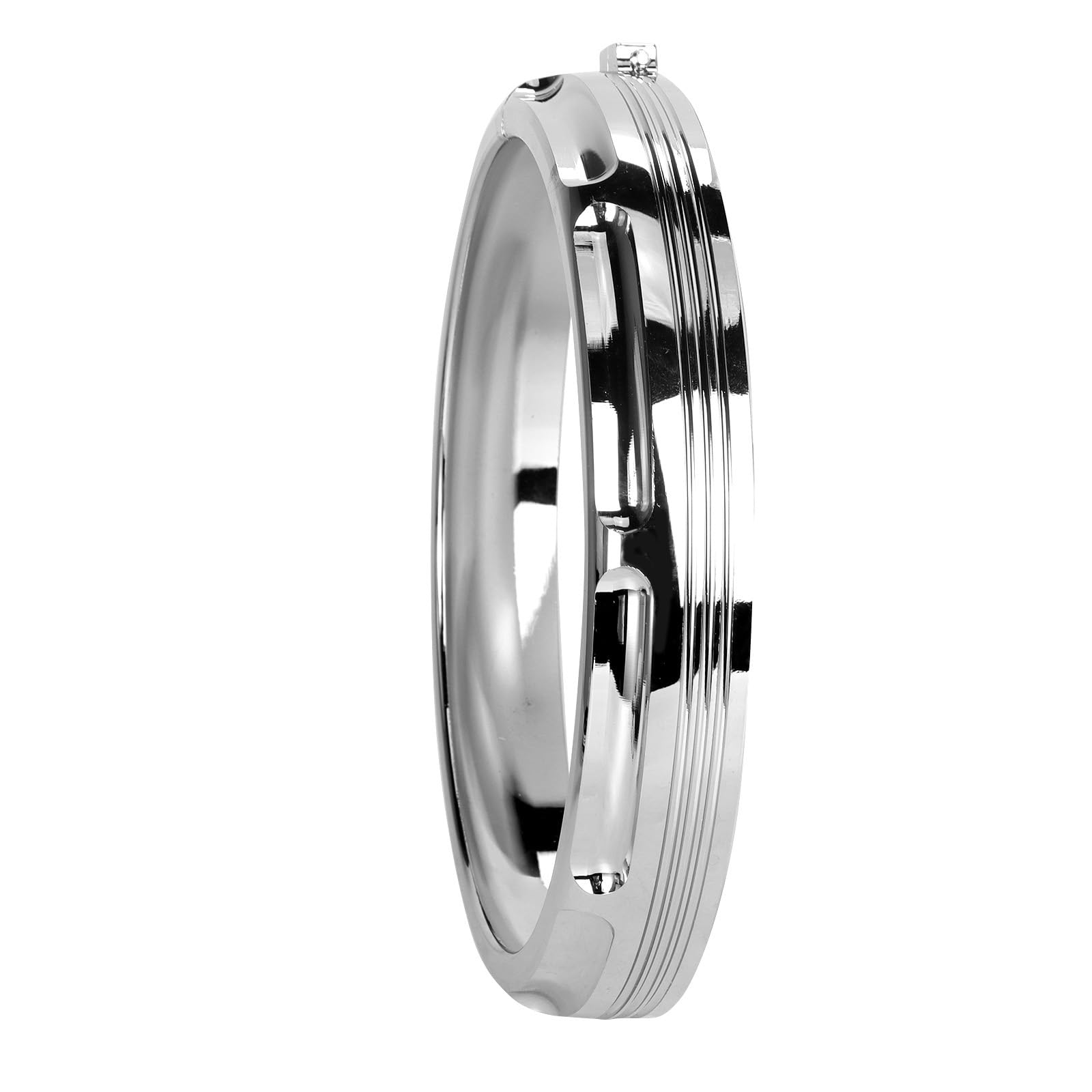 Anillos de aluminio para faros delanteros de motocicleta de 7 pulgadas, anticorrosión, anillos de faros delanteros de instalación sencilla para bicicleta