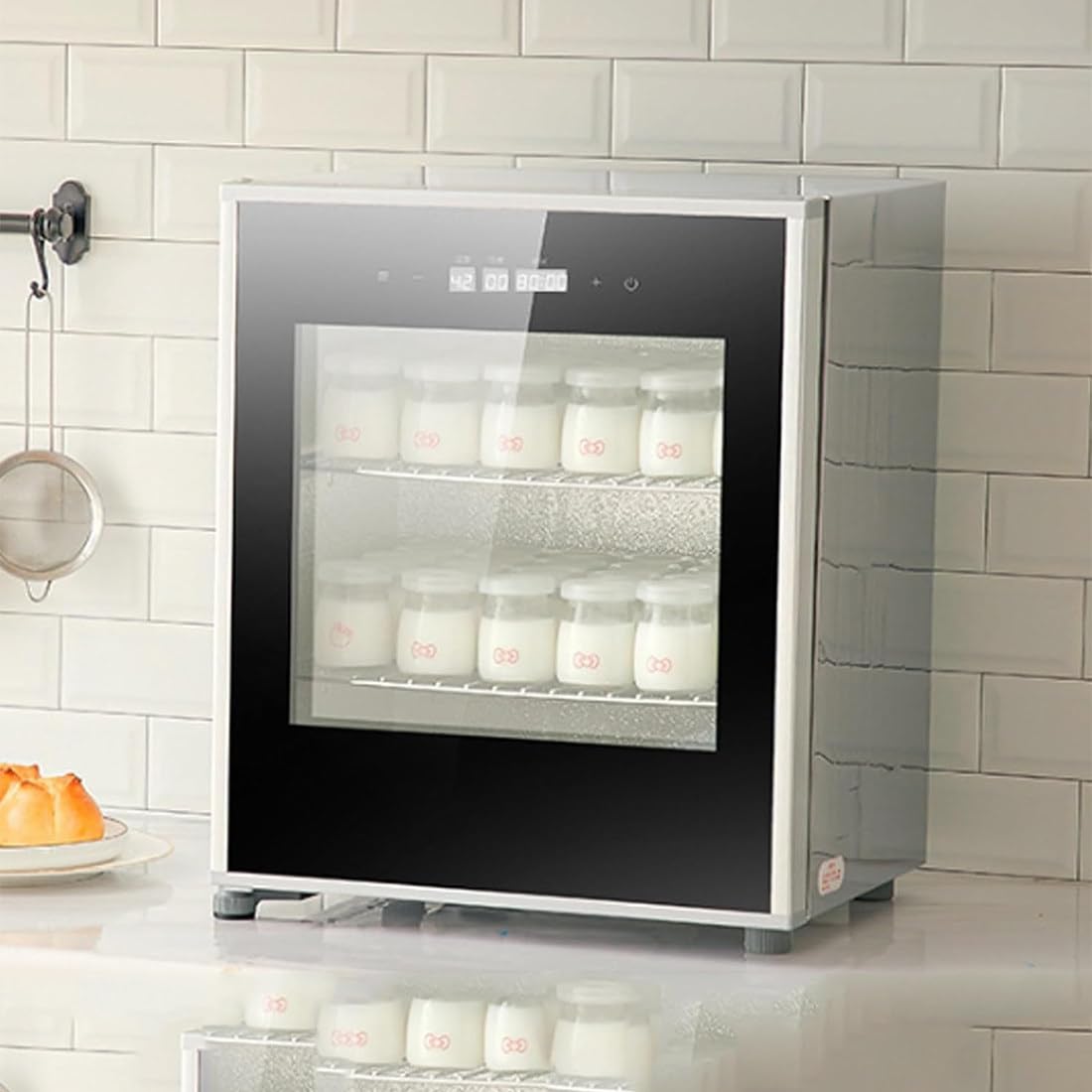 Wielofunkcyjny Inkubator Do Fermentacji 40 L, Stal Nierdzewna, Równomierne Podgrzewanie Technologia Grzewcza, Wyjmowane Ruszty I Tacka Na Wodę, Regulacja Temperatury I Wilgotności