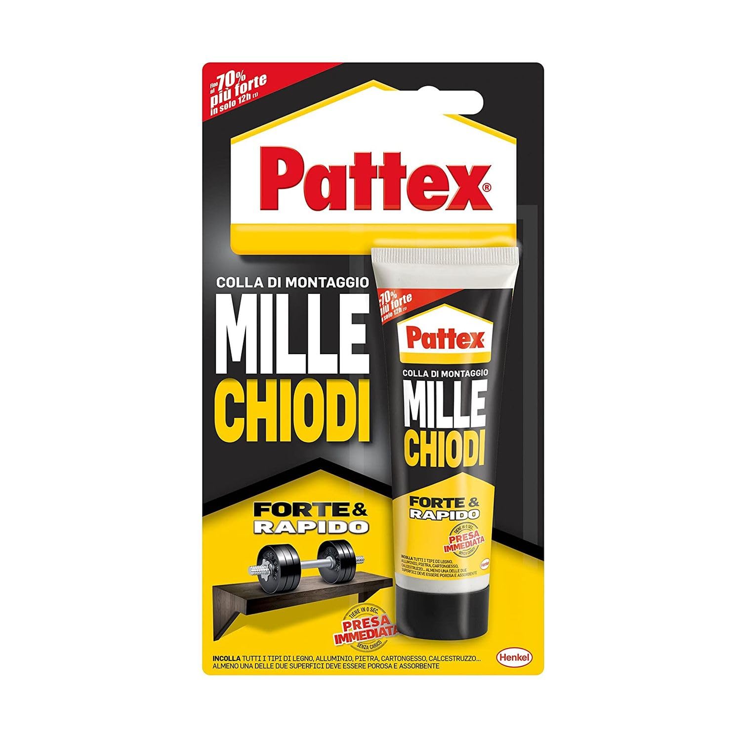 Pattex - 1414670 millechiodi original de la tubería, 250 g