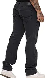 Calça Masculina Reta Tradicional Jeans Elastano Malloy