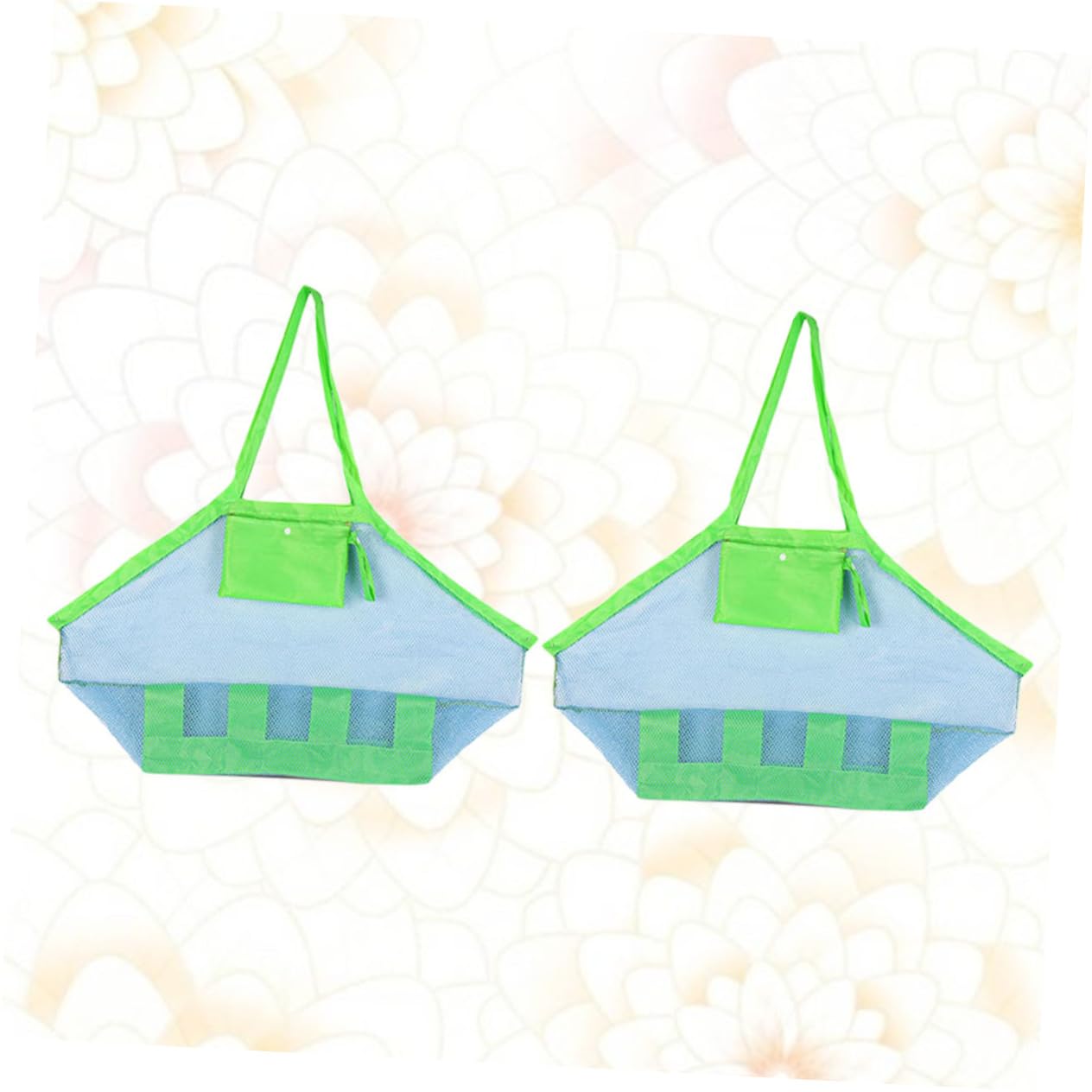 TOYANDONA 6pièces De Rangement Maille Légers Pour Jouets De Plage Poche De Sable Pliable Accessoires De Plage