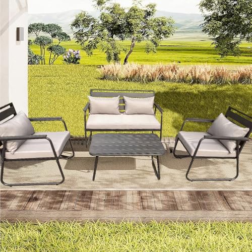 buybuy KIT TAVOLO POLTRONCINE E DIVANETTO DA GIARDINO KGD121