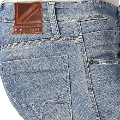 Image of Pepe Jeans Men's Mid Rise Super Skinny Fit Jeans
