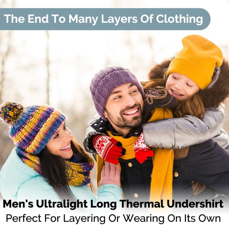 Men's Thermal Top Lightweight Ultra Soft - Image 5