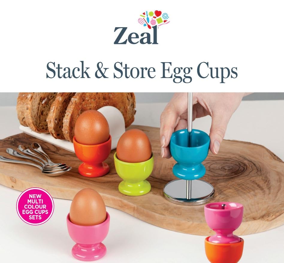 Zeal G277RLATX Egg Cups, Melamine, Bright Mix - Image 2
