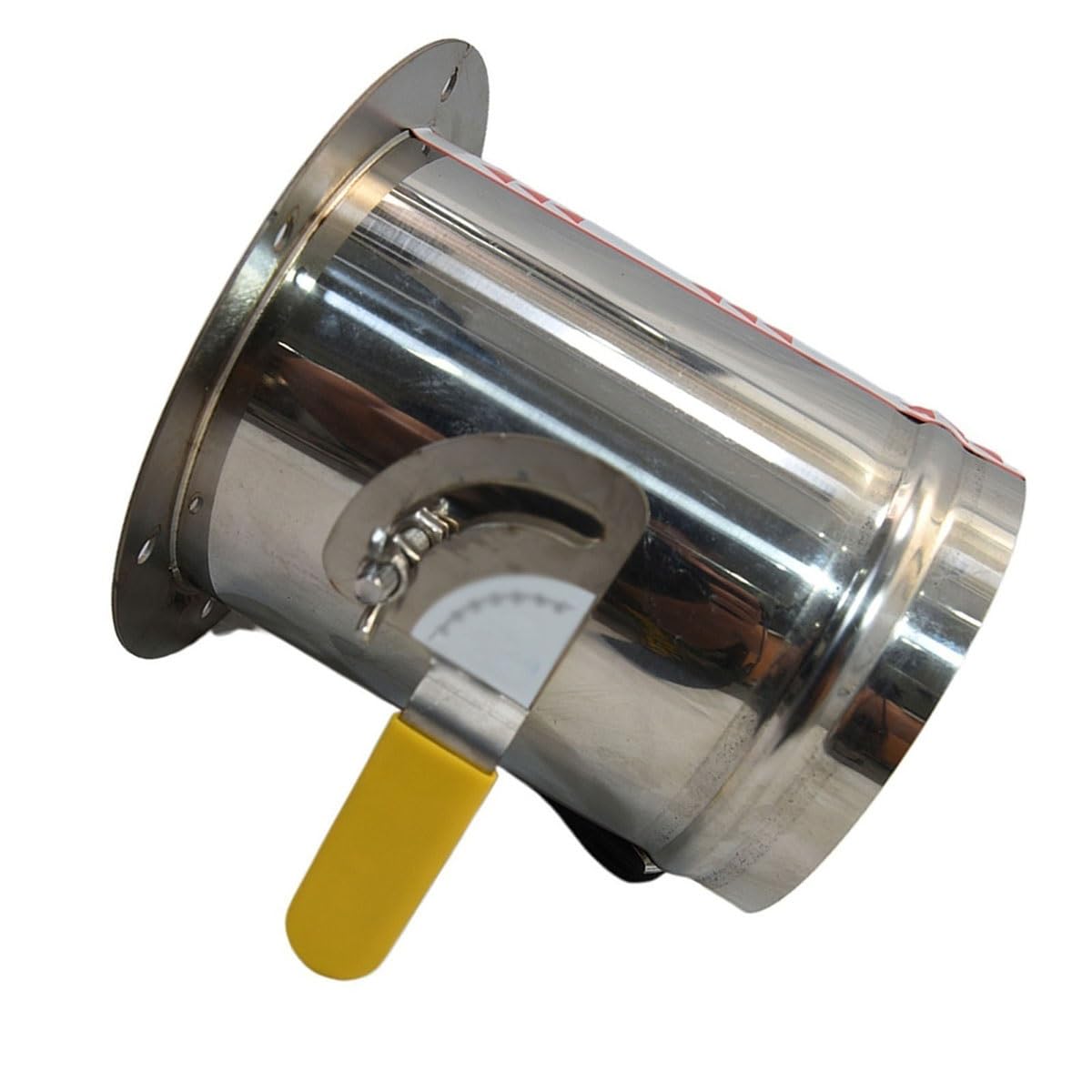 1 Válvula De Control De Volumen De Aire De Brida Única De Acero Inoxidable, Válvula De Tubo Redondo, Mango Manual, Válvula De Aire, Interruptor De Compuerta De Ventilación(76mm)