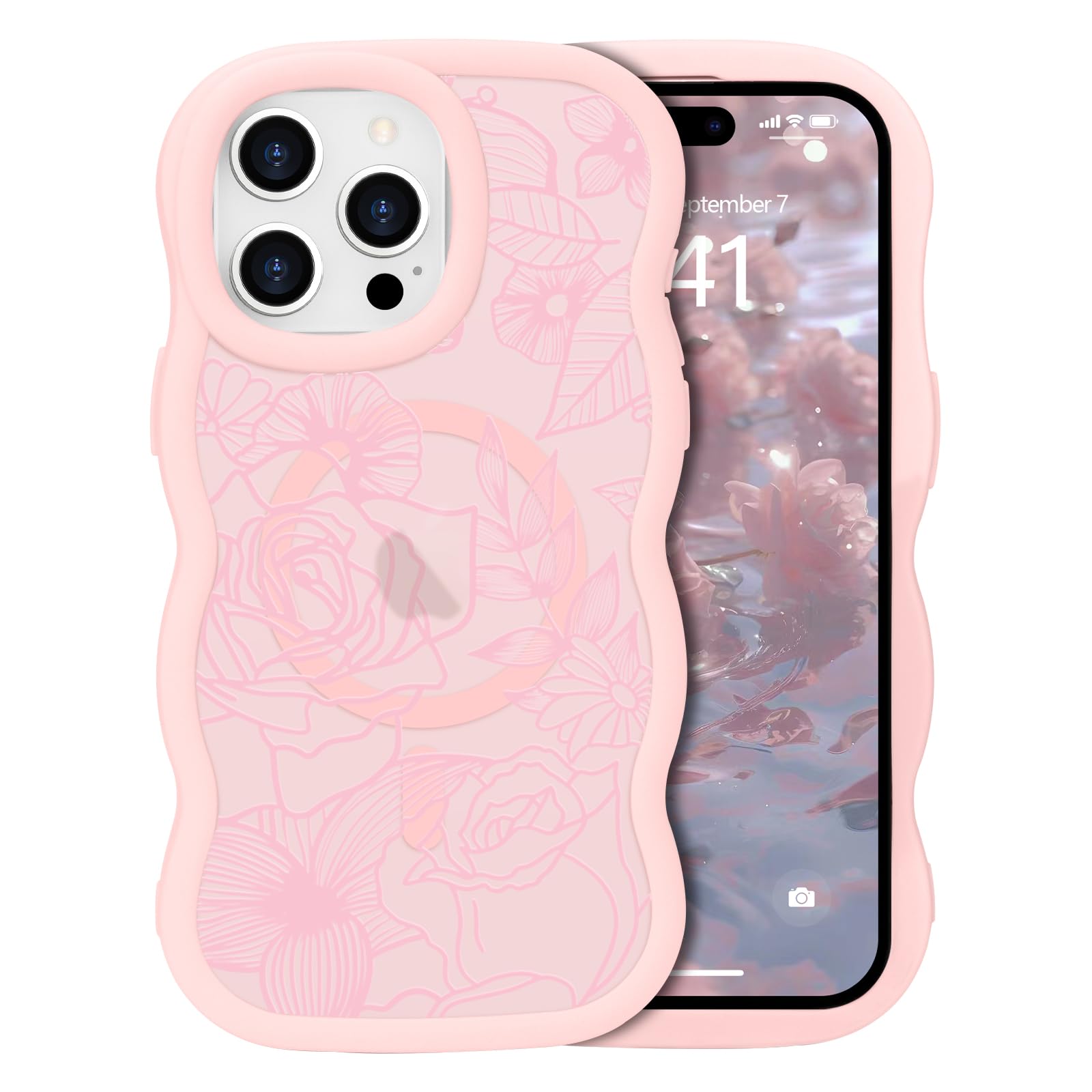 Amazon.co.jp: Pepmune iPhone 13 Pro 用 ケース MagSafe対応 半透明