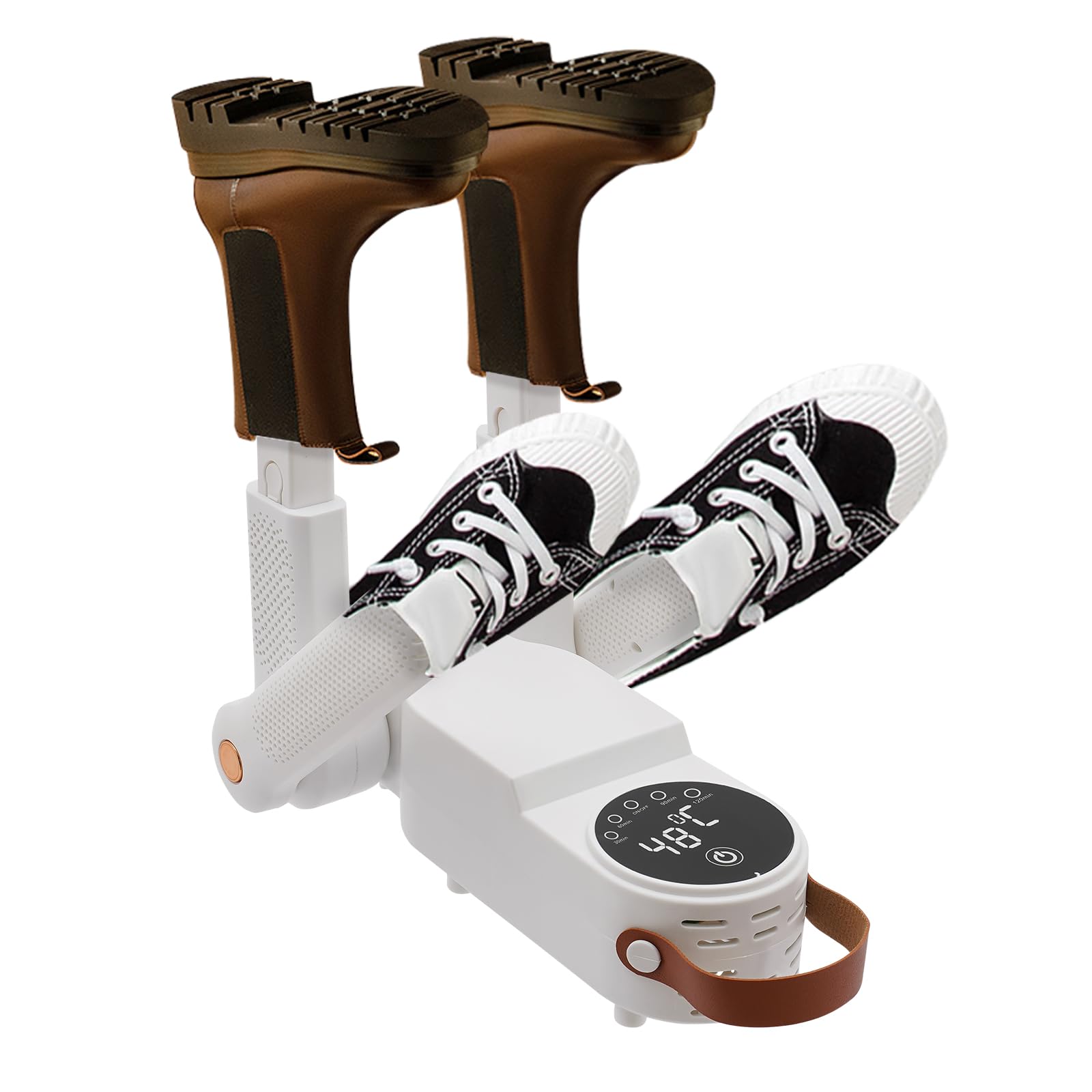 Scaldascarpe elettrico 48 ℃, scaldapiedi, scalda scarpe, scalda scarpe, asciuga i guanti, asciugatura rapida per scarpe, cappelli, scarponi da sci