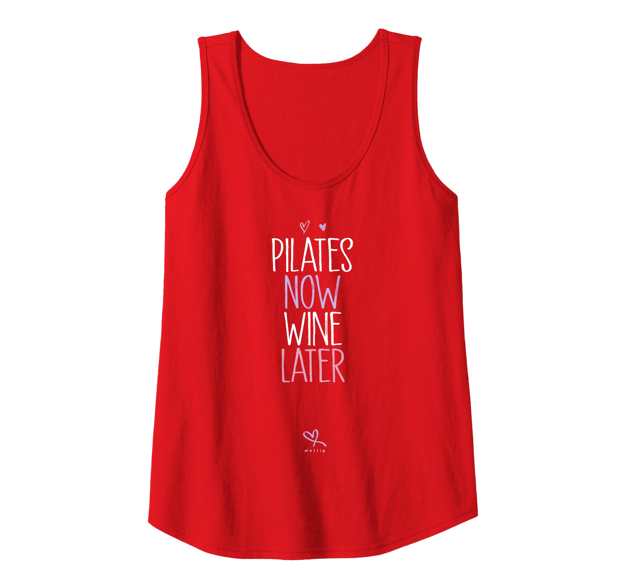 Womens Funny Pilates Now Wine Later Tank Top