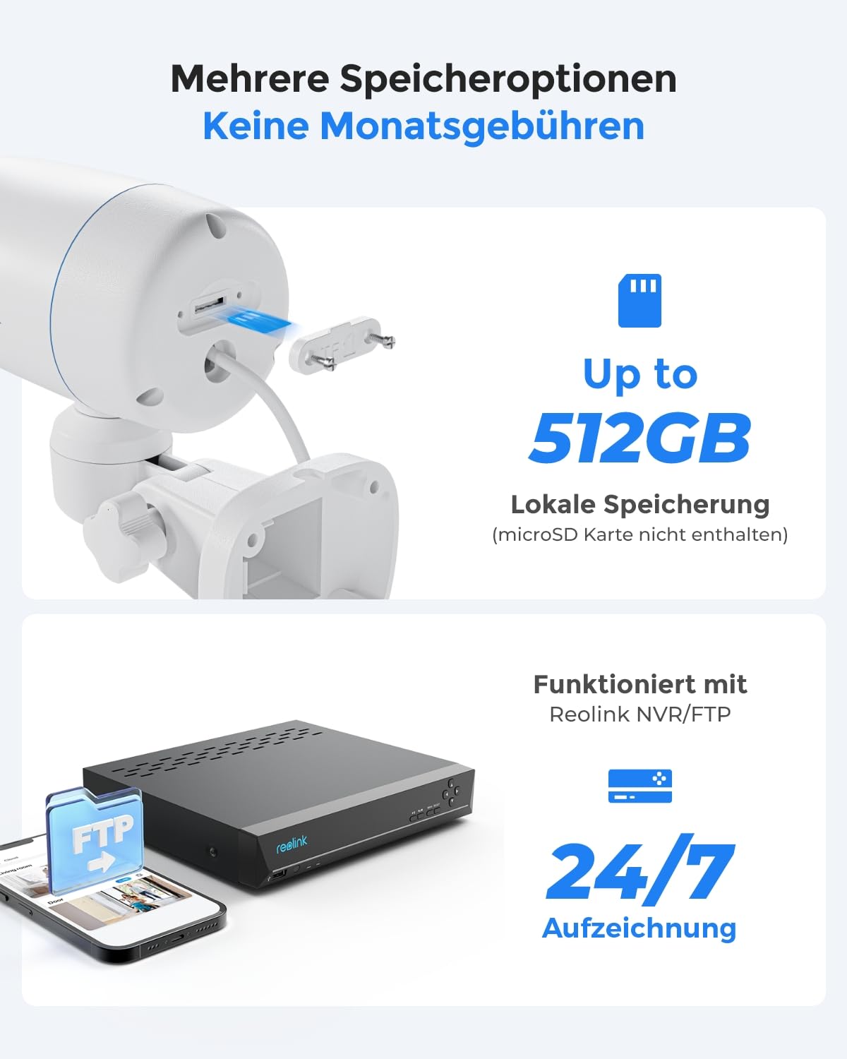 Reolink 4K PoE Überwachungskamera Außen mit 180° Pan, Spotlight, RLC-81PA | PoE Outdoor IP Kamera mit Zwei-Wege-Gespräch, Farbnachtsicht, Auto-Tracking, Smarte Personen-/Fahrzeug-/Haustiererkennung
