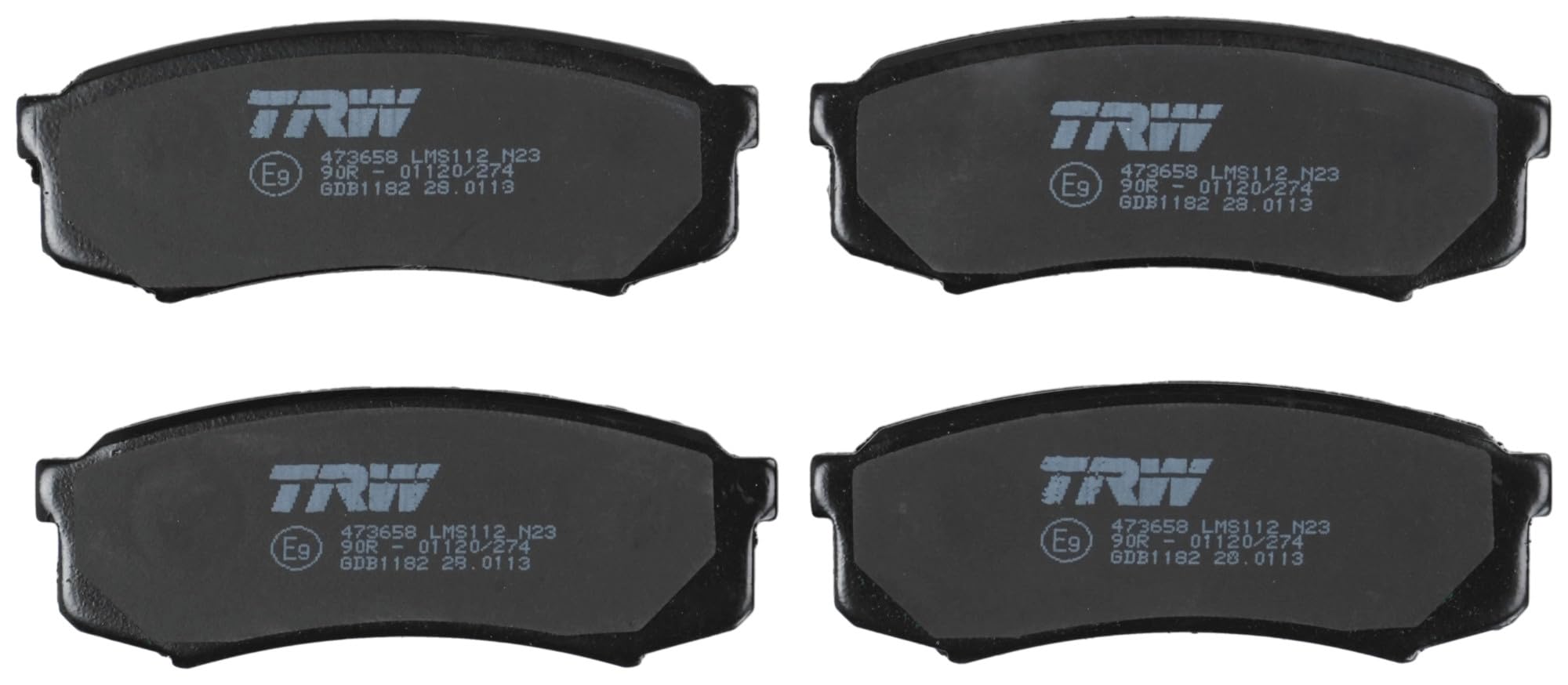 TRW Fren Balatası Arka Toyota Land Cruiser 2.4 84-96, 2.4 Td 85-93, 3.0 Td 93-96, 4.2 D 90, 4.2 D 4X4 90-01 GDB1182