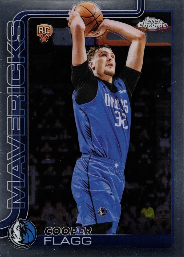 2025-26 Topps Chrome Basketball #251 Cooper Flagg Rookie Card RC