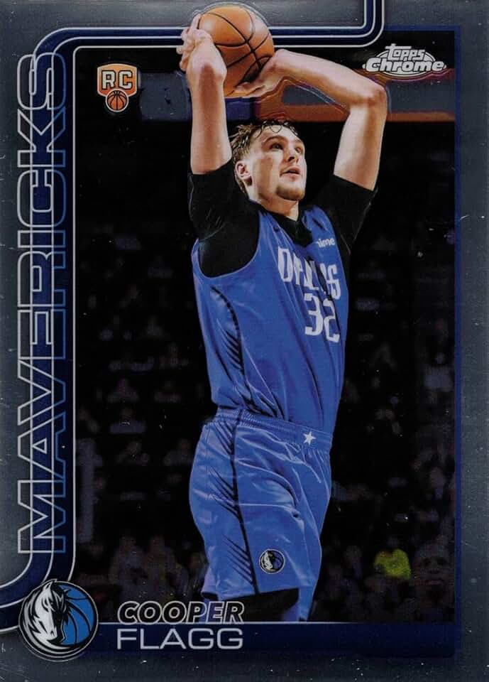 2025-26 Topps Chrome Basketball #251 Cooper Flagg Rookie Card RC