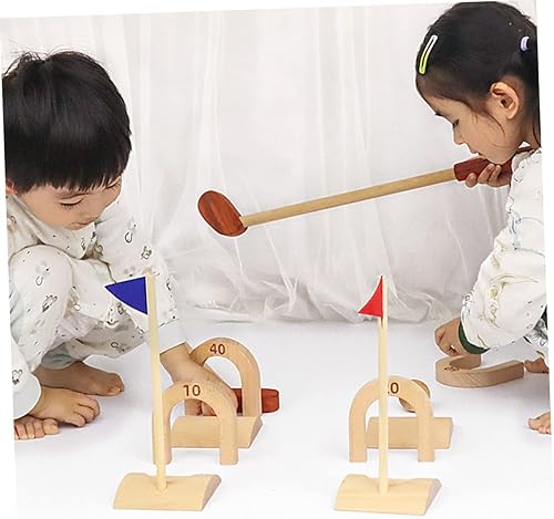 Miniatura 5 de 1set Boy Girl Golf Toy Fun Plaything for Boy Girl Lightweight Portable Accessories for Parent-boy Girl Interaction Smoothly Polished Ages