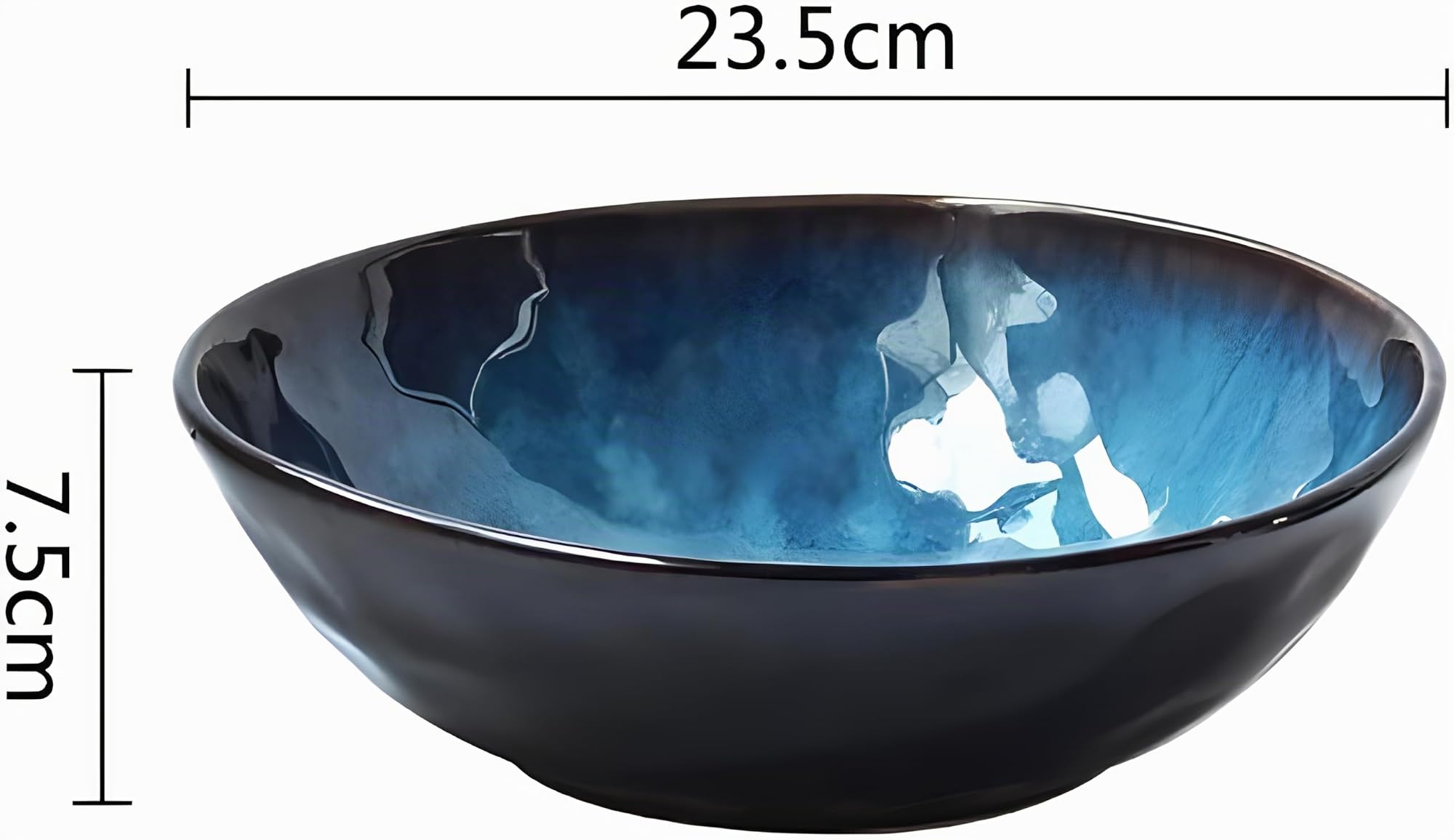 HYLR Style japonais belle créative bol en céramique rétro soupe bol fruits salade plaque plat ramen bol récipient maison ustensiles Bol à Céréales, Bol À Céréales, Bol À Dessert, snack Bol