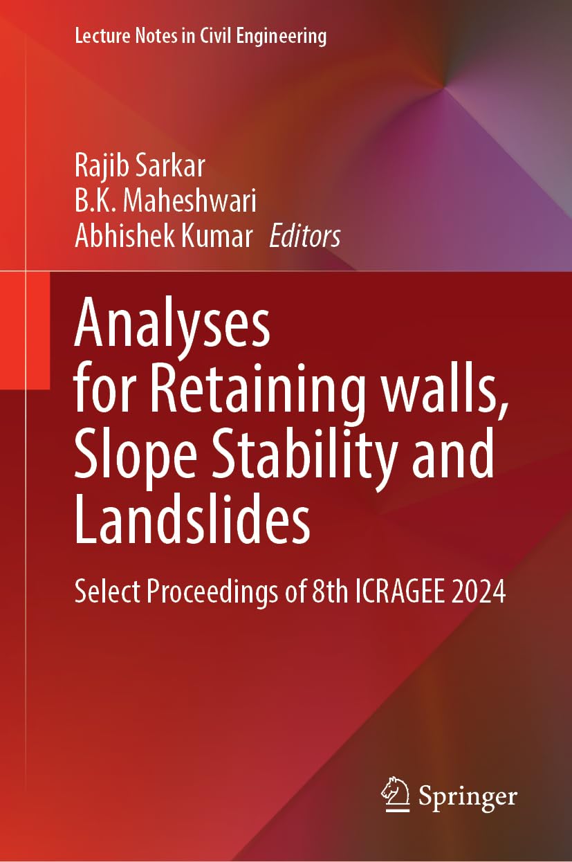 Landslides analyses for retaining walls slope stability livre Icragee