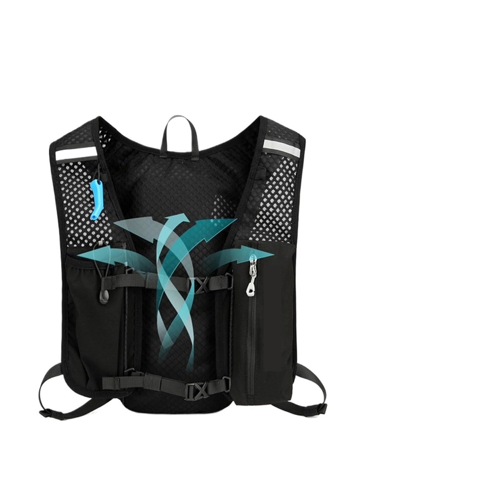 Gilet da corsa per corsa, zaino leggero per trail running, jogging, ciclismo, maratone, design traspirante, ideale per atleti e appassionati di attività all'aria aperta