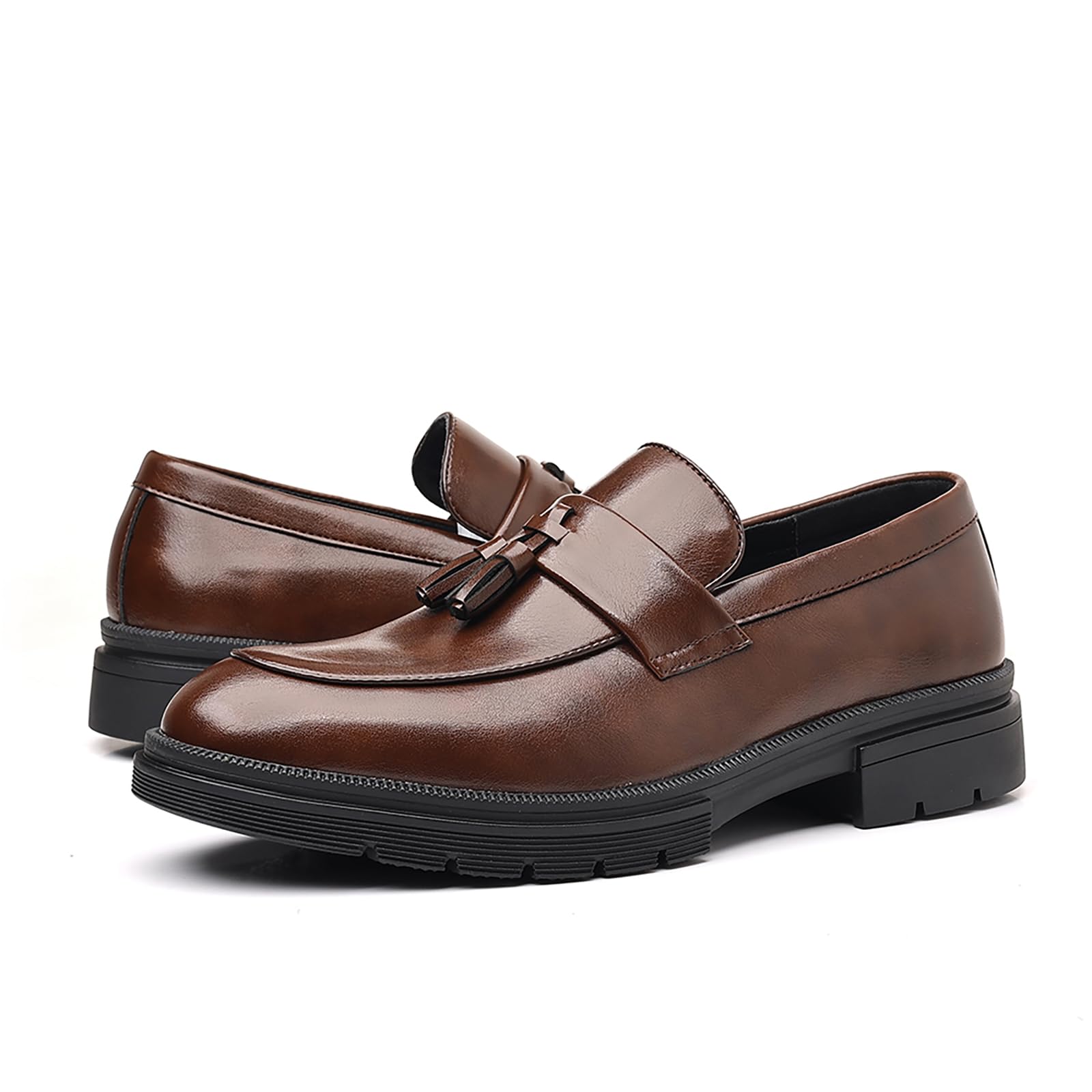 Mocasines De Vestir para Hombre con Borla, Zapatos Formales Tipo Penny para El Trabajo