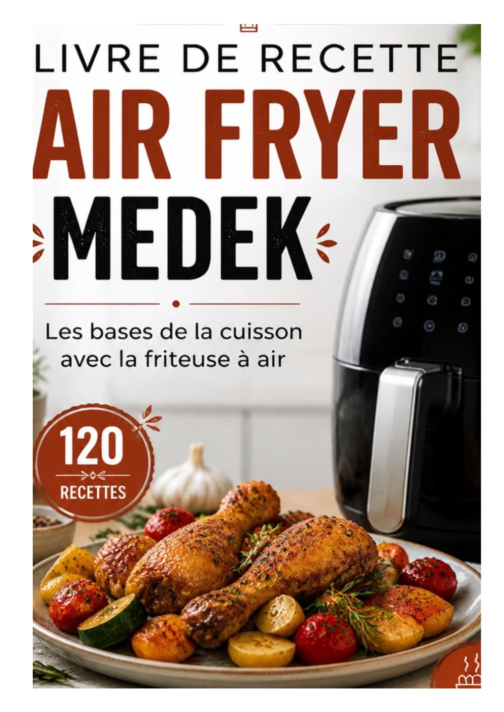LIVRE DE RECETTE AIR FRYER MEDEK: Les bases de la cuisson avec la friteuse à air