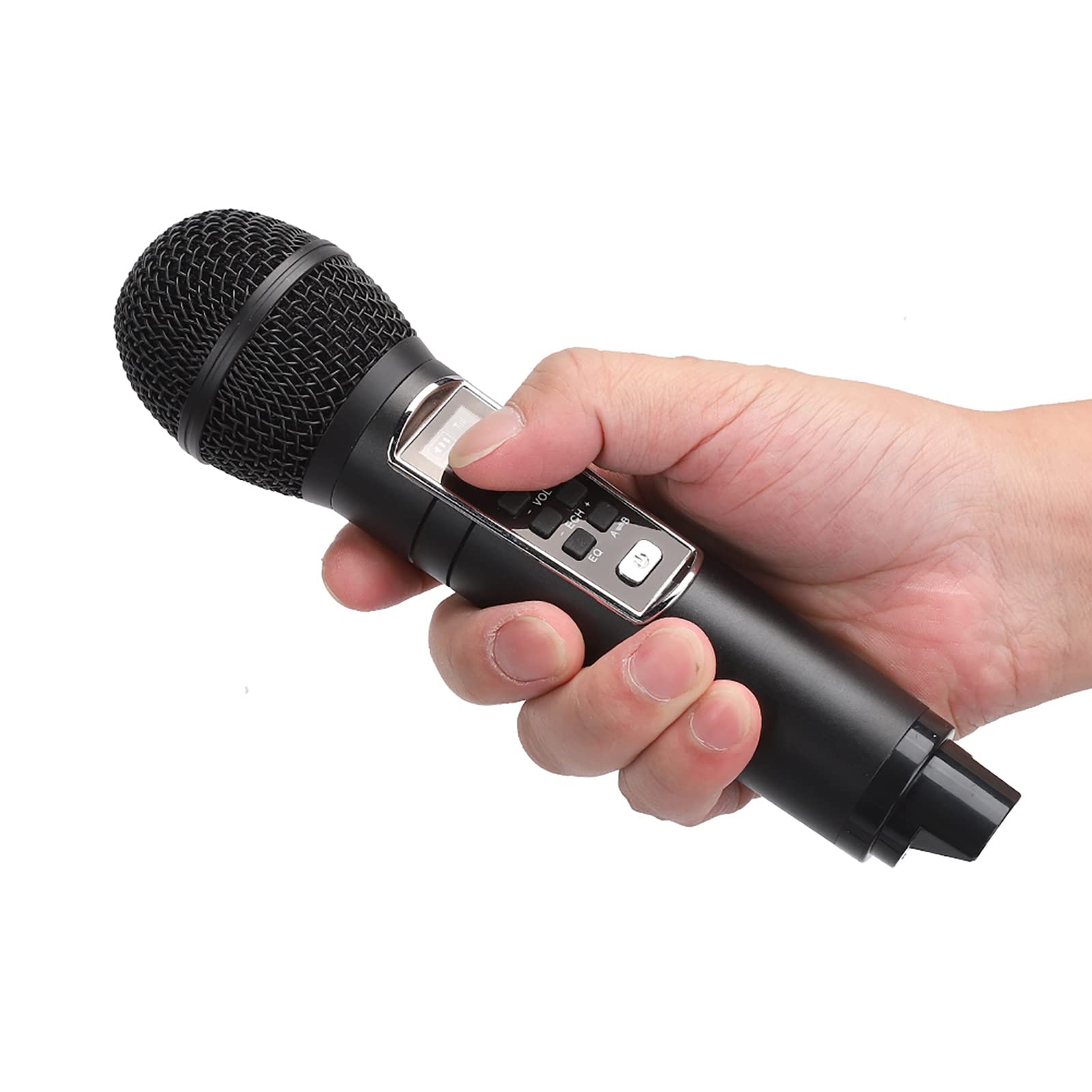 Máquina de Karaoke para Familia, Kit de Sonido, Altavoz de Discoteca, Micrófono de Karaoke Integrado, Tarjeta de Audio Inalámbrica en , Altavoz de Karaoke