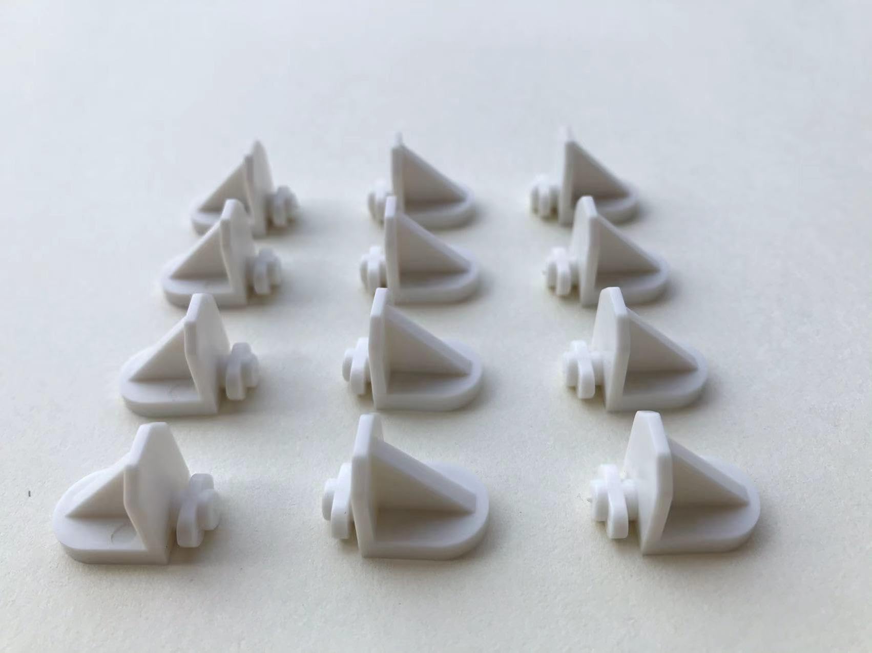 Twist-in Shelf Support Pins for Kitchen Cabinets, Bookcases, Shelves - 12 Pack