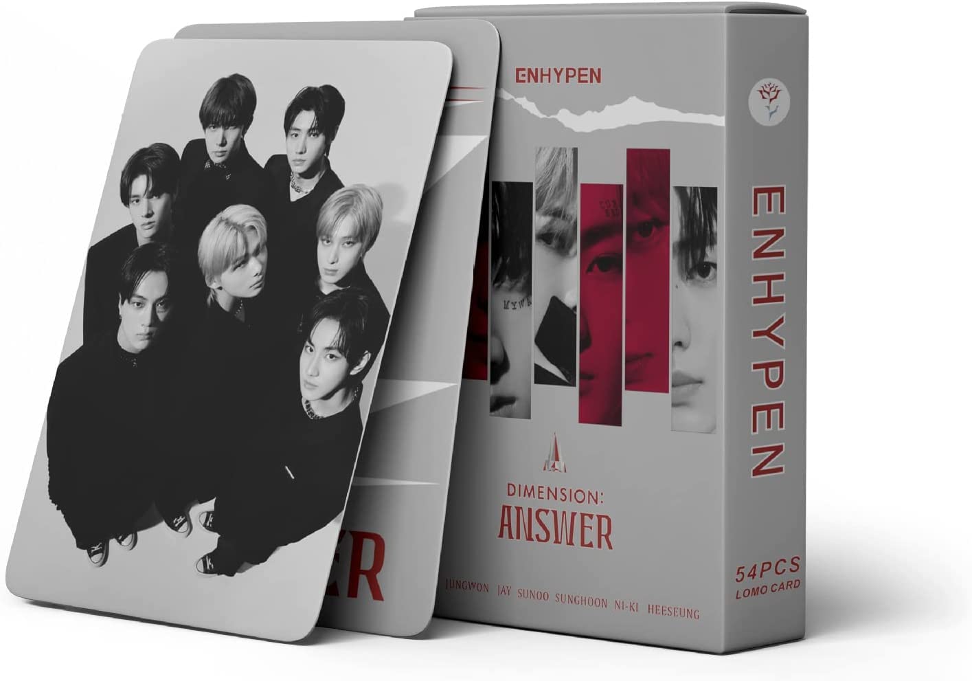 Enhypen 54 x Enhypen Photocards Lomo Cards Dimensions: Answer