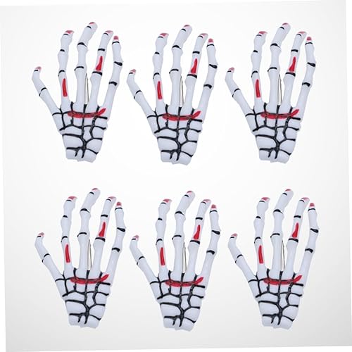 Miniatura 3 de Pinzas para el pelo de garra, 8 piezas, pinzas para el cabello, pinzas para el pelo de esqueleto, horquilla de esqueleto para mujer, pinzas para el