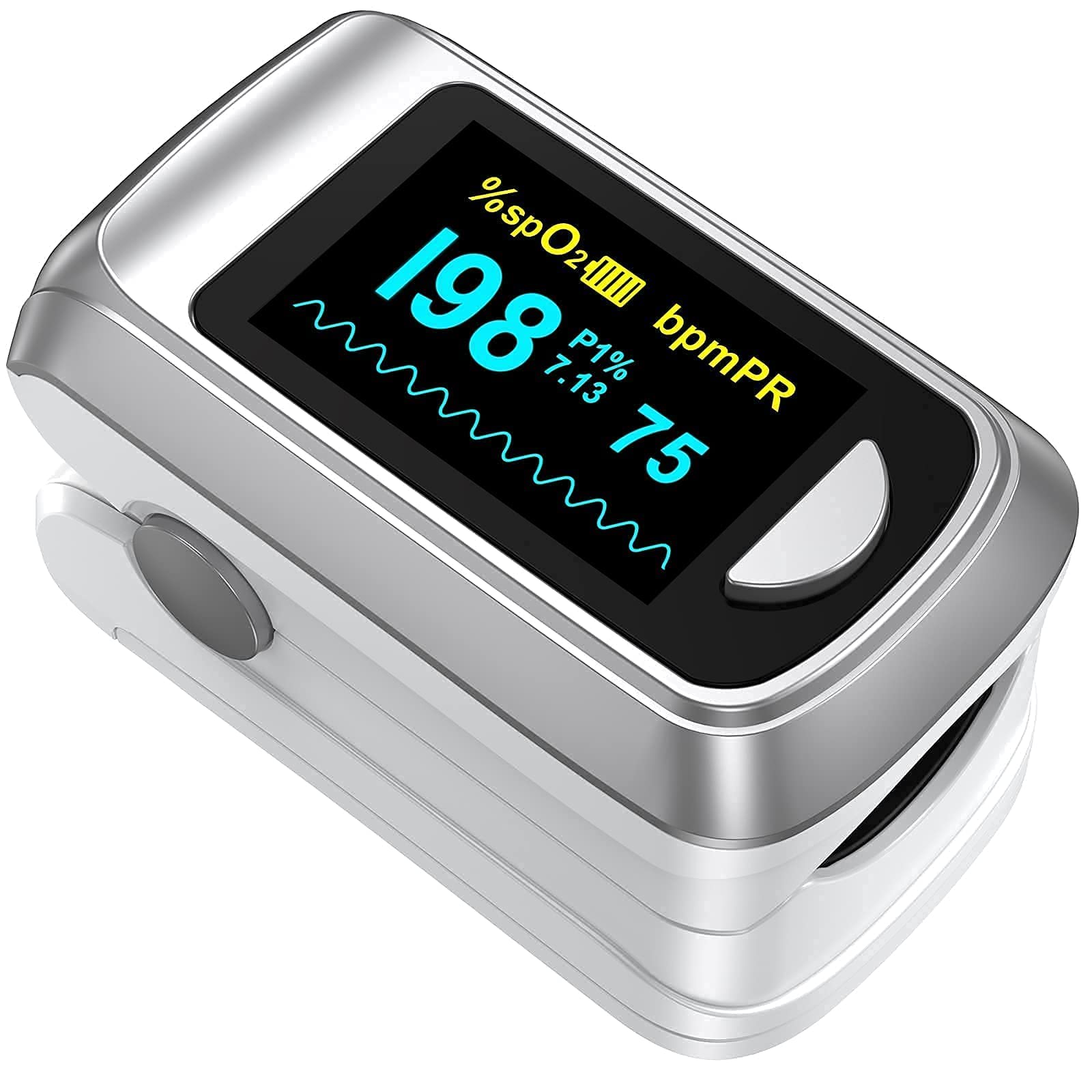 Oxygen Saturation Monitor, Oxygen Monitor Finger Adults & Children Kids