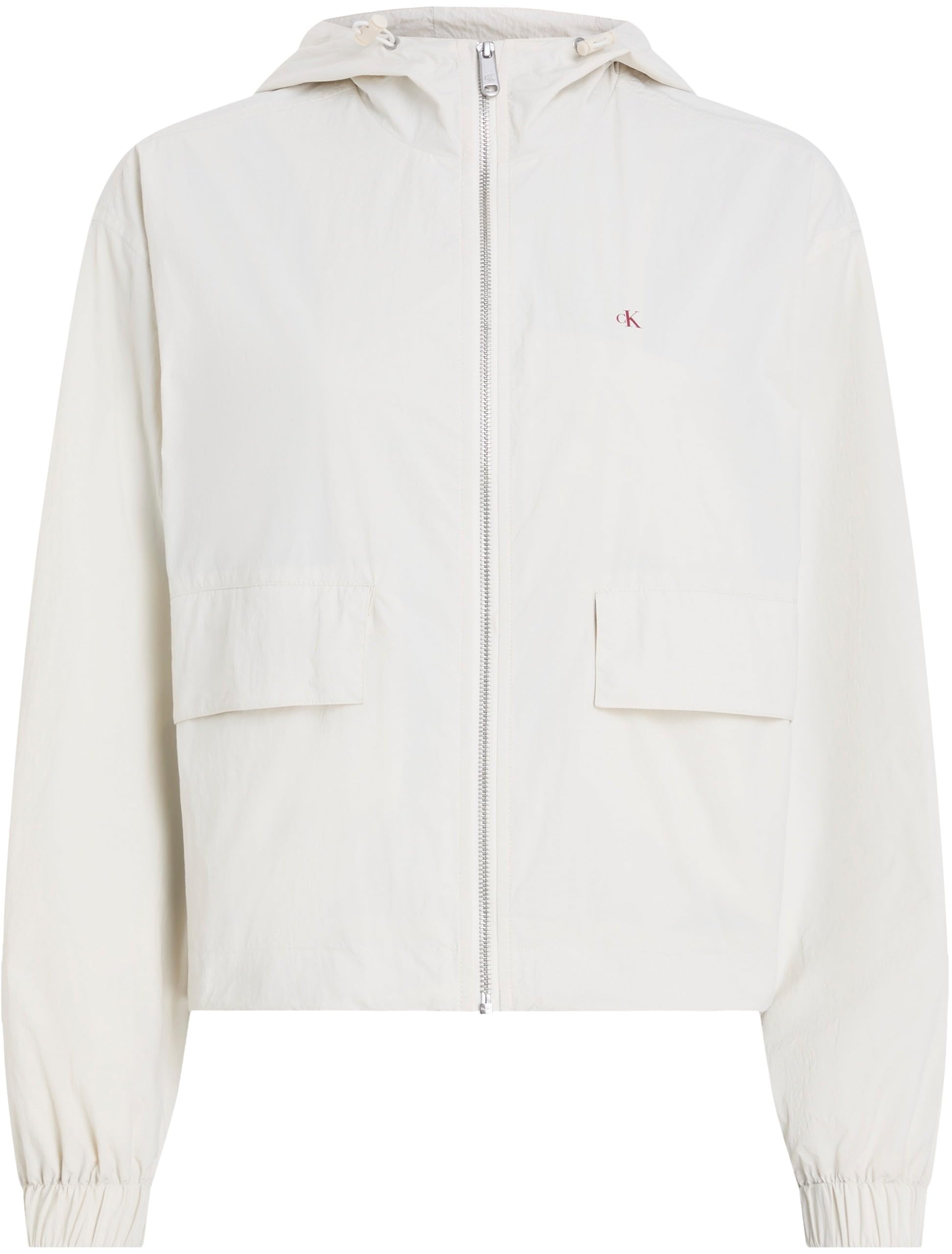 Calvin Klein Cotton Nylon Windbreaker Jacket J20j225210 Chaqueta cortavientos Mujer