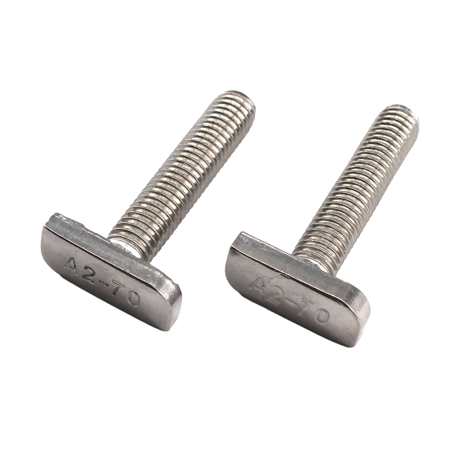 12Pcs M8x50 Stainless Steel A2 Type Hammer Head Screws Photovoltaic T-Slot Screws 23mm Head Size - Image 4