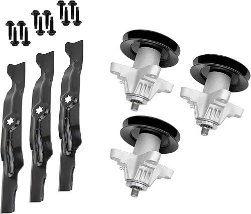 Replacement Part OEM for 50" Deck Spindle Blade Rebuild Kit fits Troy Bilt RZT 50 Mustang XP 50" Deck Index-DDR965-GTF1-60180