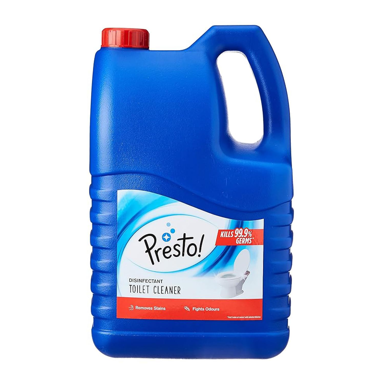 Amazon Brand - Presto! Disinfectant Toilet Cleaner - 5 L