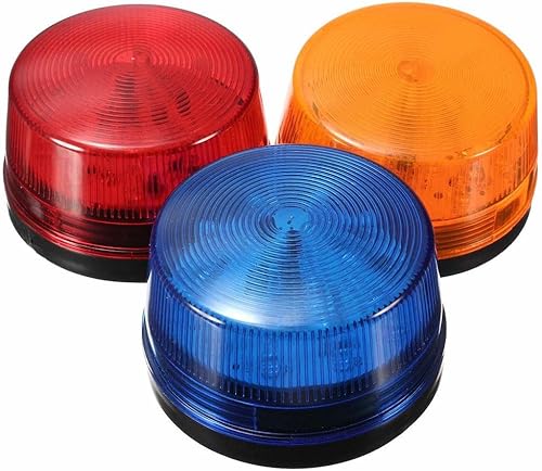 Miniatura 10 de RUNAAJA - 2 luces LED estroboscópicas de 12 V color verde, alarma de emergencia, luz intermitente, lámpara de señal, alarma de seguridad para coche,