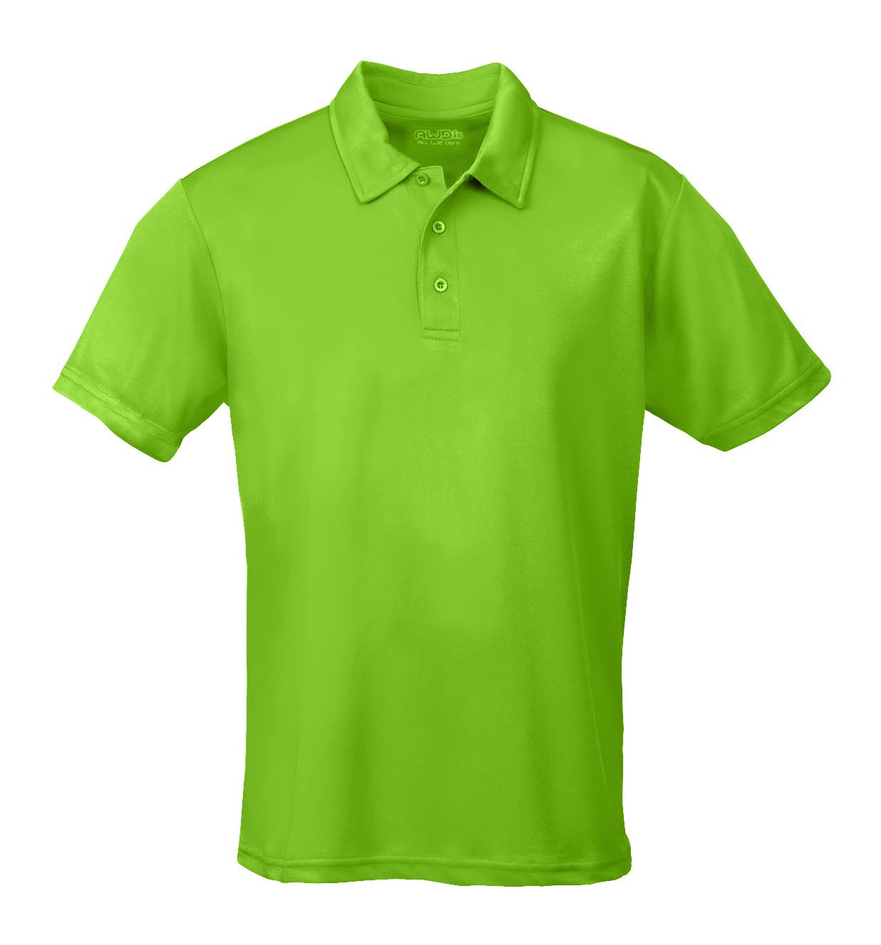 just cool, breathable polo-shirt, lime-green, xx large