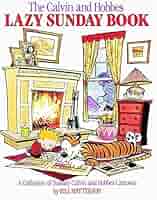 【希少】カルビンとホッブス : American kids comedy 1.2 The Calvin and Hobbes Lazy Sunday Book (Volume 4): Watterson
