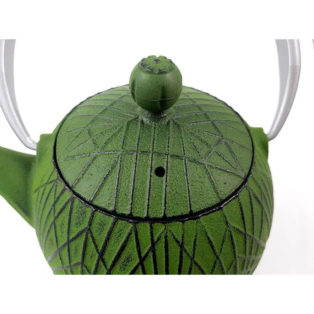 Kumo - Tetera de hierro fundido verde (1 litro)