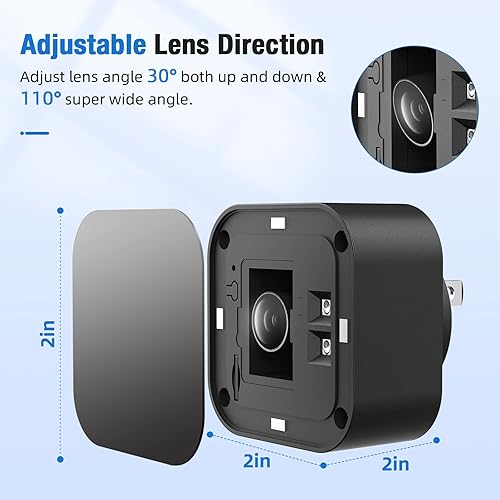 Miniatura 6 de LIZVIE Cargador de cámaras USB-C con cargador de gran angular de 170° con aplicación gratuita/visión nocturna/detección de movimiento/control remoto