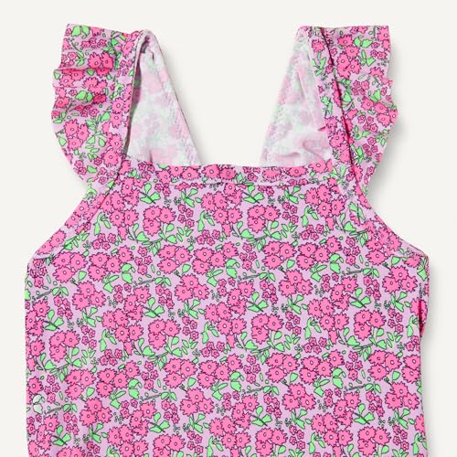 Image of Amazon Essentials Baby Girls' Ruffle One-Piece Swimsuit